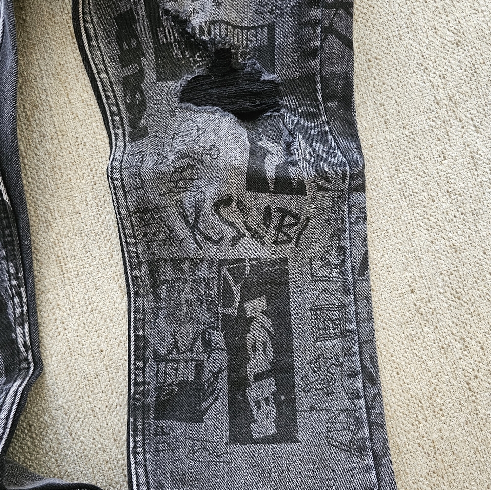Ksubi Van Winkle Mash Up Jean's Sz.33 - Picture 4 of 4